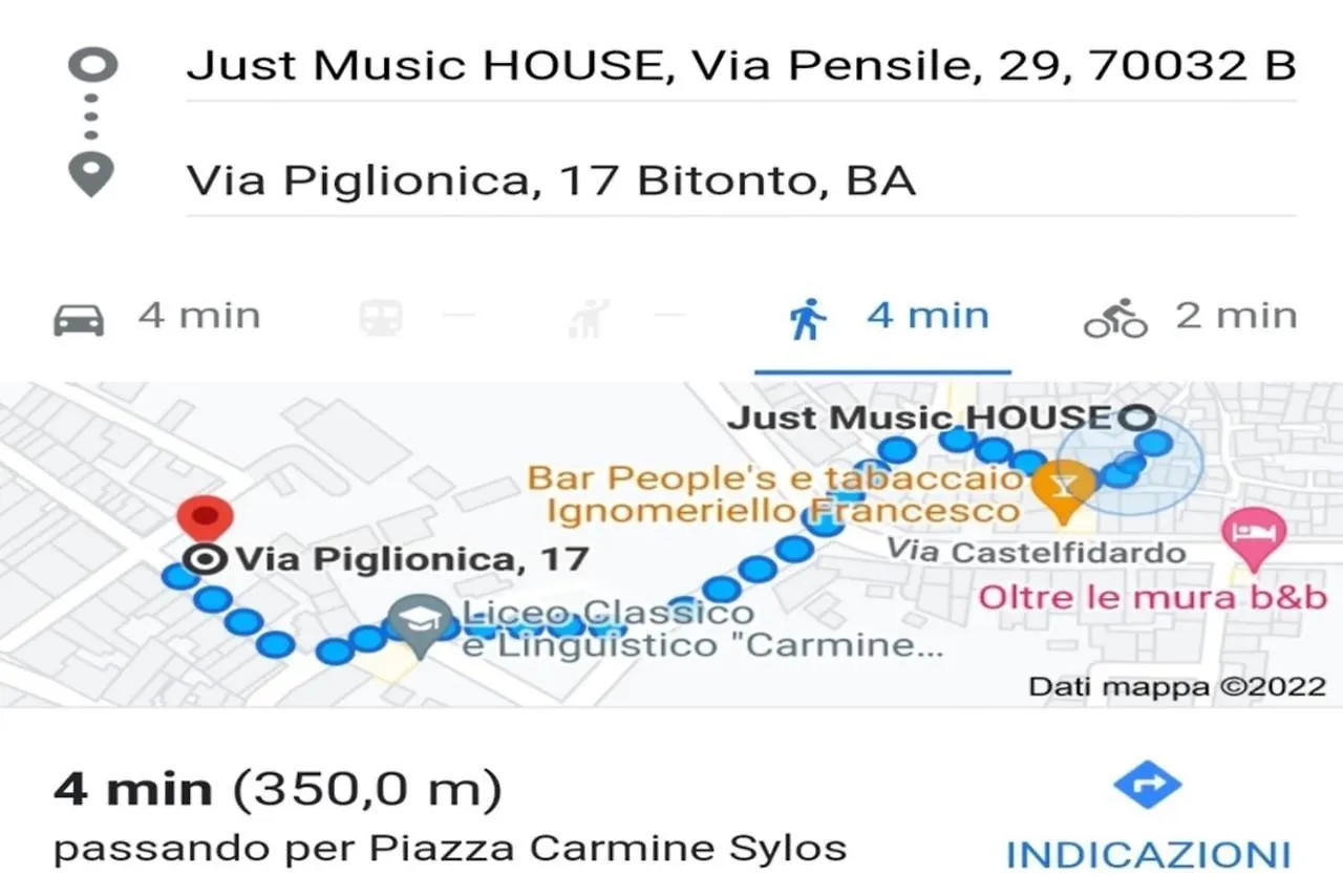 Just Music House Bnb,Typical,15Min Airport & Beach Bitonto 0*,